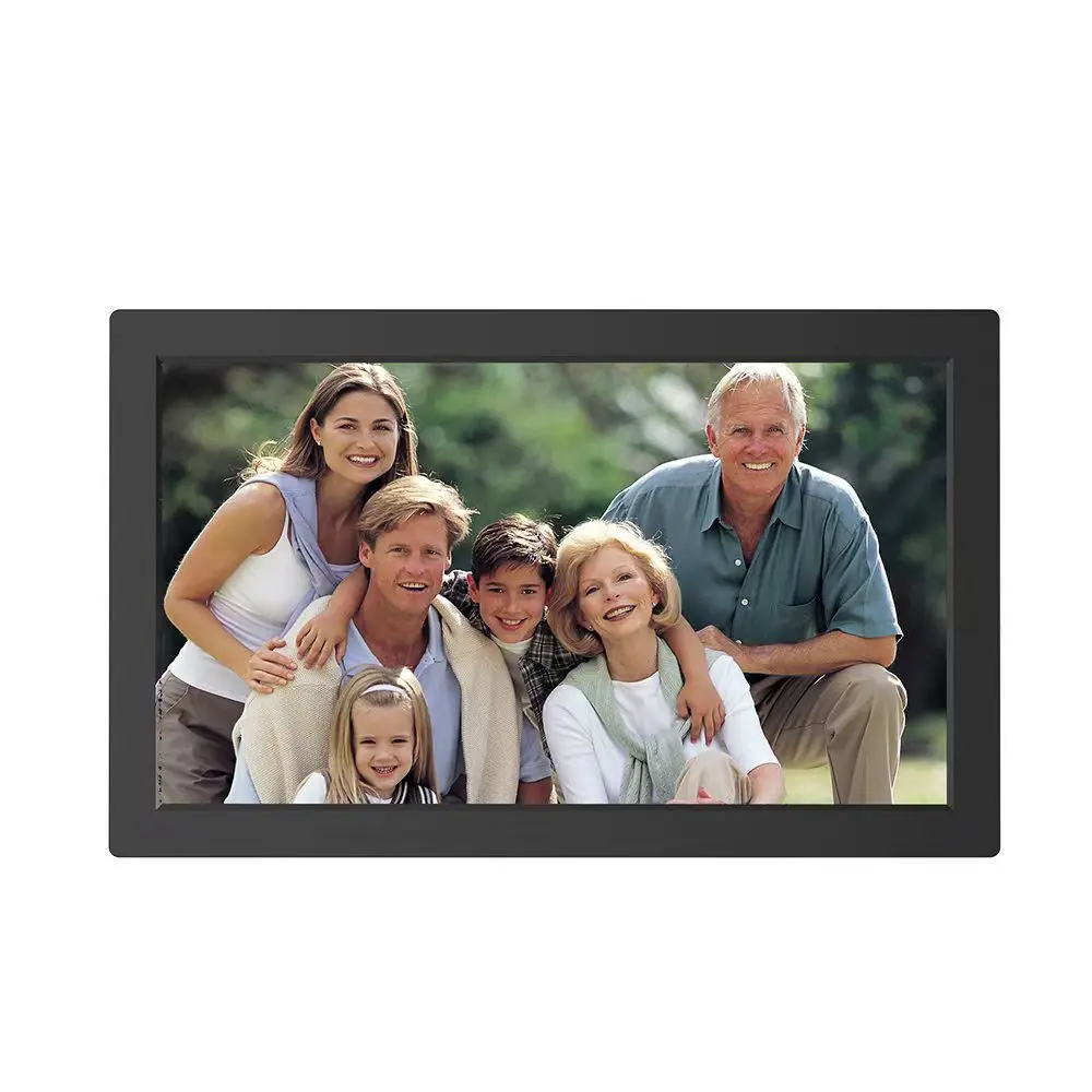 eshelf photo frame with stand from the front